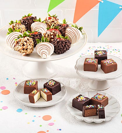 Celebration™ Cheesecake Bites with Fancy Strawberries